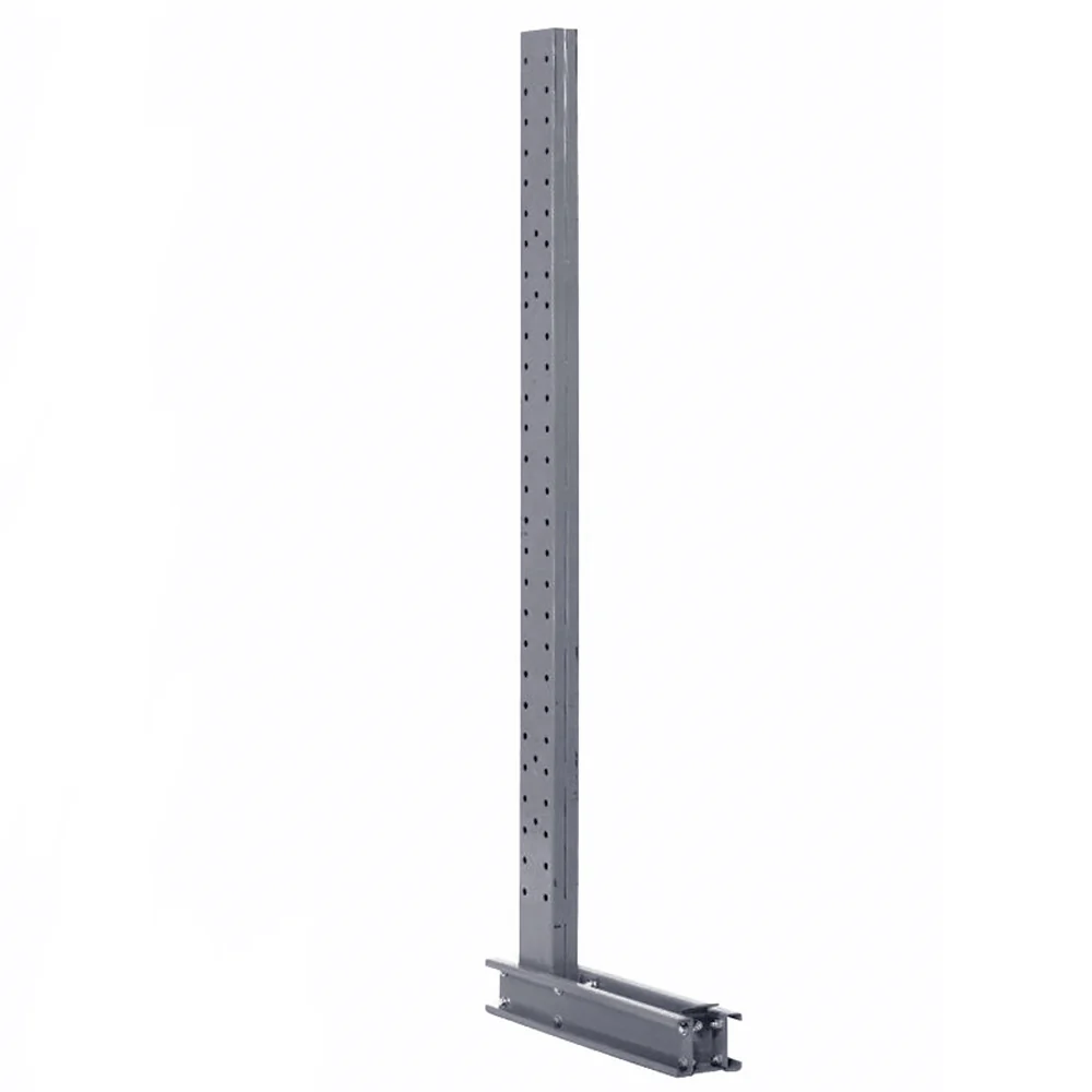 Single Racking Upright 12'h Standard Duty Single Sided Cantilever Rack Uprights - Shelving Inc.