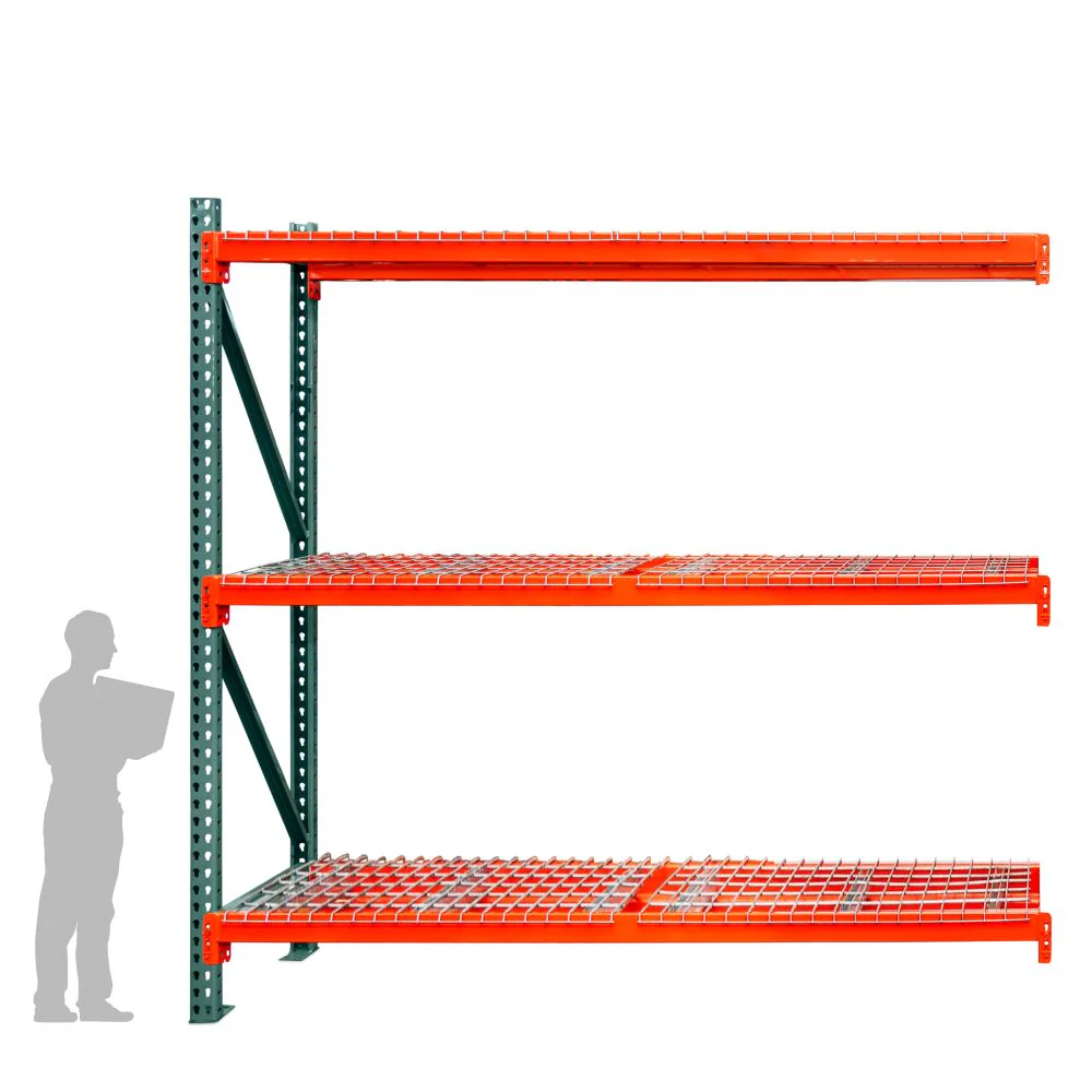 Pallet Racking Home Hardware 3-Tier Teardrop Pallet Rack Add-On Units W/ Wire Decking - Heavy Duty ...